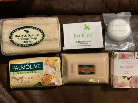 6 Bars Of Soap All Different Brands Sizes And Ingredients