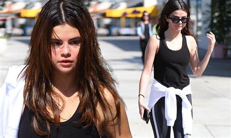 Selena Gomez Plugs Puma As She Sips On An Iced Coffee Daily Mail Online
