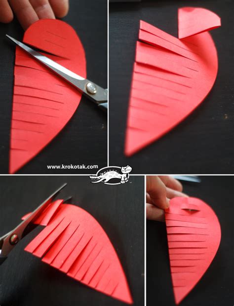 Krokotak 3d Paper Heart