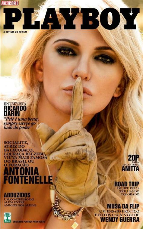 Naked Antonia Fontenelle In Playboy Magazine Brasil