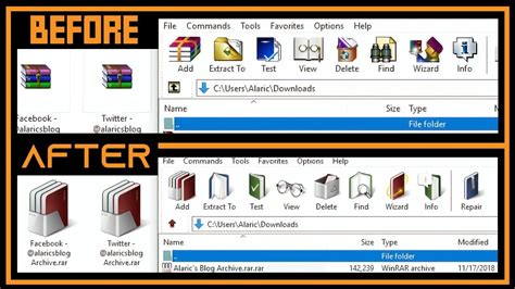 How To Change The Looktheme Of Winrar Youtube