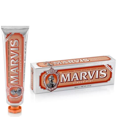 Marvis toothpaste comes in a variety of flavours, including ginger mint. Marvis Tandpasta 85ml Ginger Mint kopen? Nu € 6,95