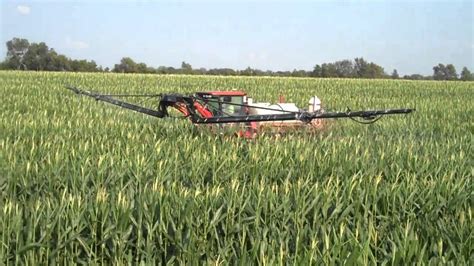 Spraying Seed Corn In August Youtube