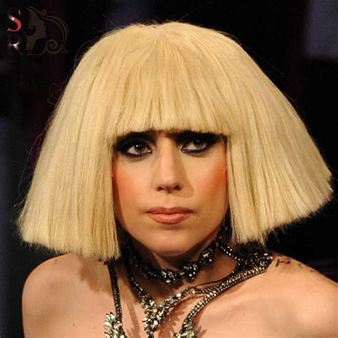 Lady Gaga Blonde Wig Hard Orgasm