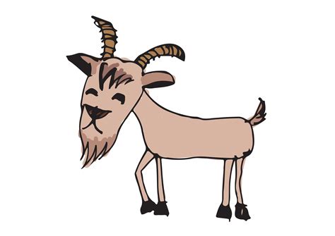 Goat Cartoon Illustration 645642 Vector Art At Vecteezy