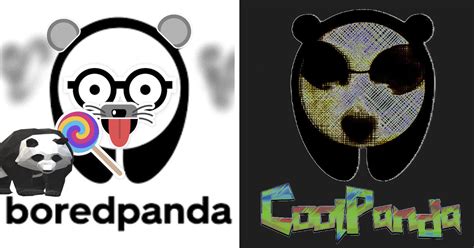 Hey Pandas Photoshop The Bored Panda Logo Closed Bored Panda