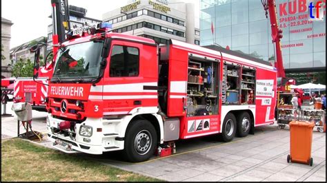 Feuerwehr Stuttgart Heavy Rescue Truck Rüstwagen Schiene Rw S 2013 Youtube