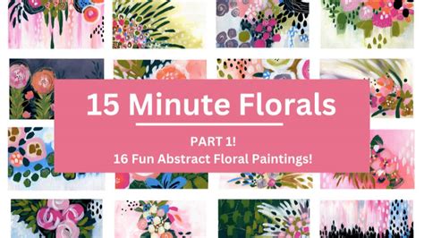 Lesson 13 Floral Painting 10 Lets Get Artsy