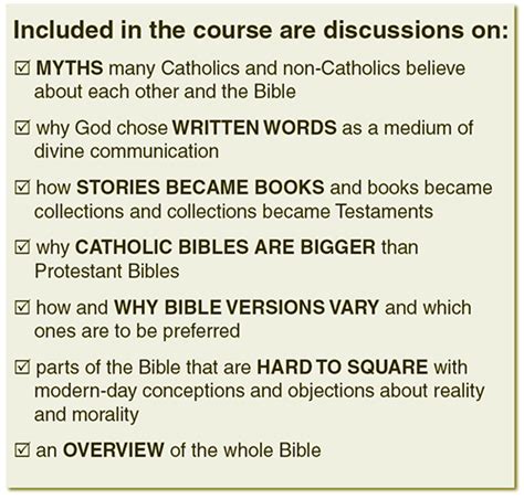 ‘opening The Word Catholics And The Bible