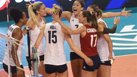 Match Point For Usa Volleyball Team