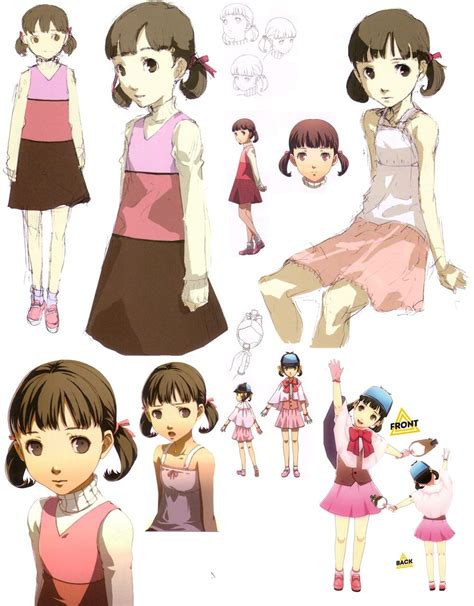 Persona 4 Nanako Dojima Character Design Persona 4 Persona