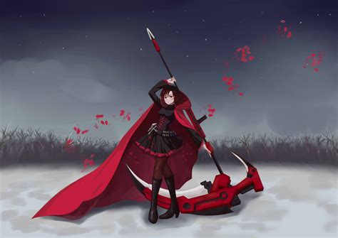 Anime Girl With A Scythe Red 1200x849 Download Hd Wallpaper