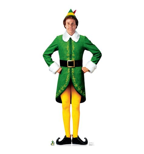 Life Size Buddy The Elf Movie Elf Cardboard Standup Buddy The Elf