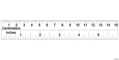 Centimeter Ruler Printable Vertical No Mm Printable