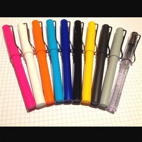 All Of My Safari Fountain Pens Lamy Rollerball Pen Fountain Pens