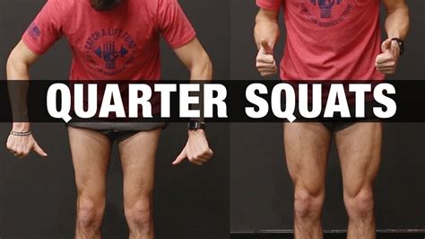 how to get bigger legs fast quarter squats athlean x