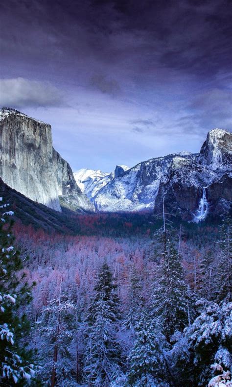 Winter At Yosemite Valley 4k Wallpapers Hd Wallpapers Id 24424