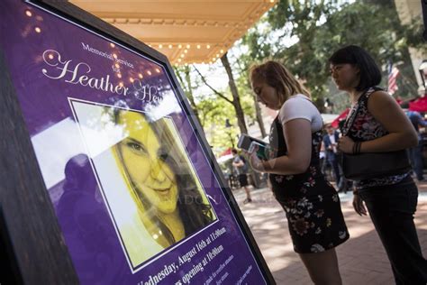 Memorial For Heather Heyer Victim In Charlottesville Attack Anadolu Ajansı