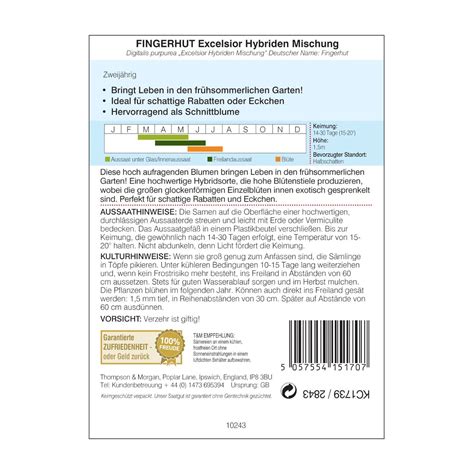 Thompson & Morgan Fingerhut 'Excelsior Hybrids Mischung' "C" online kaufen
