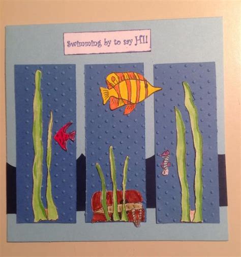 Swimming By By Txcrafter60 At Splitcoaststampers
