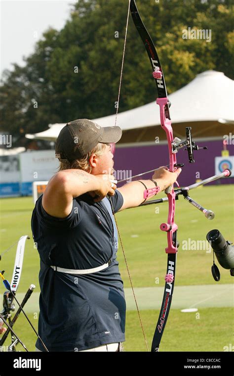 Archery Competition In London Uk Stock Photo Alamy