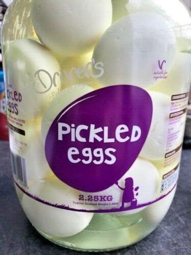 Pickled Eggs Pub And Chip Shop Style By Drivers 225kg Ebay