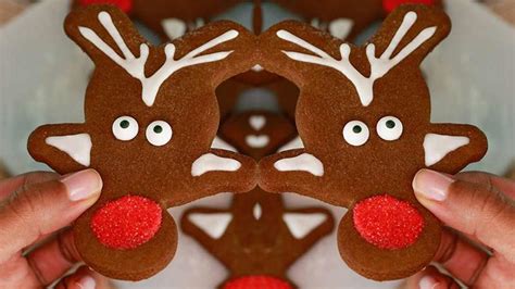 The old woman made the shape of the gingerbread man. Upsidedown Gingerbread Man Made Into Reindeers ...