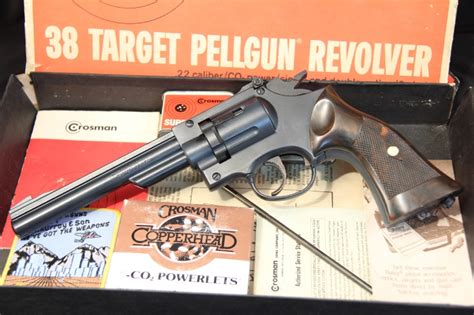 Crossman Target Revolver Pellgun 38t Co2 Air Gun For Sale At Gunauction