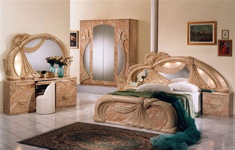 Styled to a modern italian design. Gina Salome Marble Italian Classic 3-Piece Bedroom Set