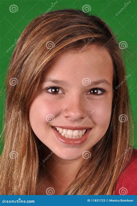 Happy Girl Big Smile Stock Image Image Of Girl Hair 11831723