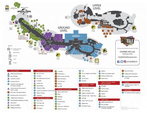 Visitor Map Citywalk Hollywood Oh The Places We Will Go In 2019