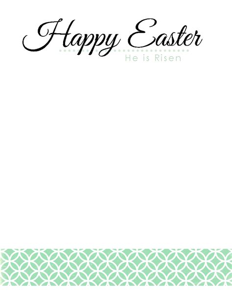 Liza mcnamara is an american greetings senior writer/editor with over 13 years of experience in the greeting card industry. The Blogging Pastors Wife: Happy Easter Stationary in ...
