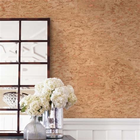 Pear Tree Cork Effect Copper Wallpaper Cork Wallpaper Room 2951221