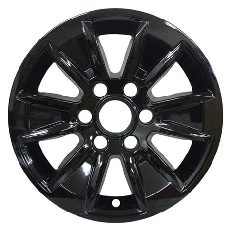 17 Chevrolet Silverado Gloss Black Wheel Skin Set Fits 19 22