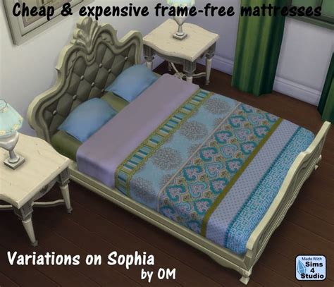 Variations On Sophia Cheap And Costly Frame Free Mattresses Sims 4