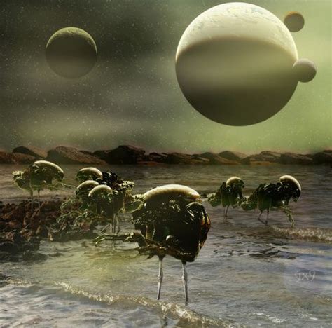 Extrasolar Planet Concept Art Alien Concept Art Alien Planet Space