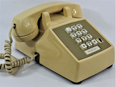 Vintage Atandt Yellow Touch Tone Phone 1970 Now