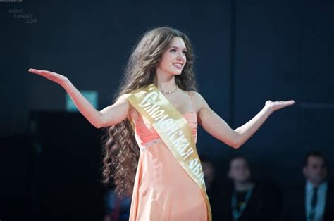 Beauty Contest Miss Russia Elizaveta Golovanova