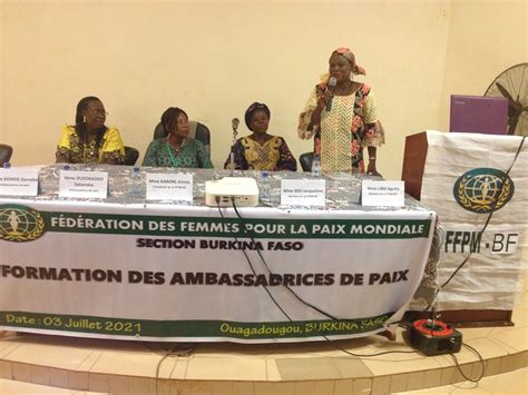 Welcoming New Ambassadors For Peace Wfwp Burkina Faso — Womens