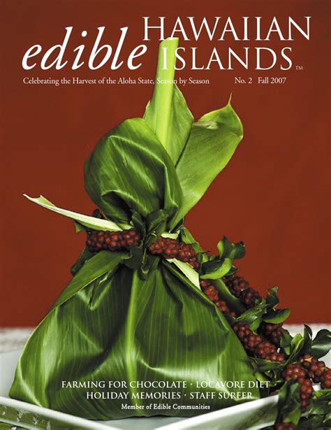 Edible Hawaiian Islands Fall 2007 By Edible Hawaiian Islands Archives