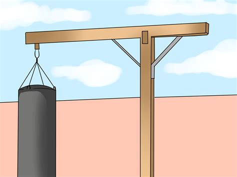 How To Make A Punching Bag Stand 9 Steps With Pictures