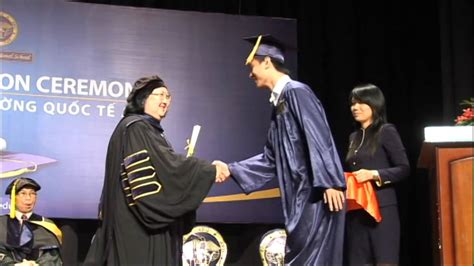 2012 Apu Graduation Ceremony Students Receiving Diplomas Youtube