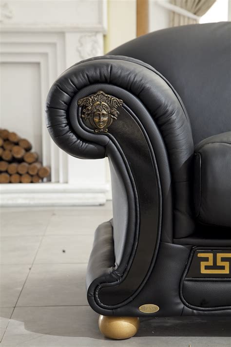 Shop online for sofa cushions by versace home at amara. Versace Italian Leather Classic Sofa Set