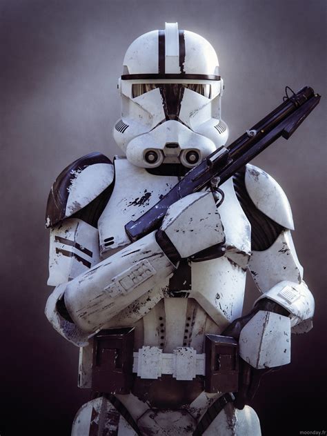 Amazing Clone Trooper 3d Art By Nicolas Brunet Star Wars Art