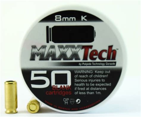 Walther Cal 8 Mm Extra Loud Blank Gun Ammunition 50 Pack