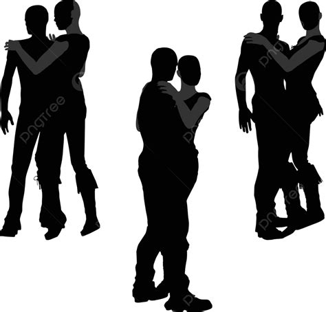 A Couple Silhouette Female Girl Couples Vector Female Girl Couples Png And Vector With
