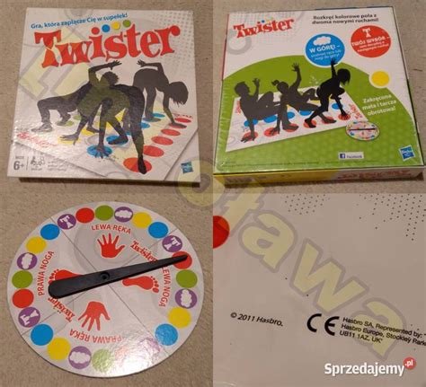 Gra Twister Rodzinna Zręcznościowa Mata Tarcza Hasbro Ruch Oława