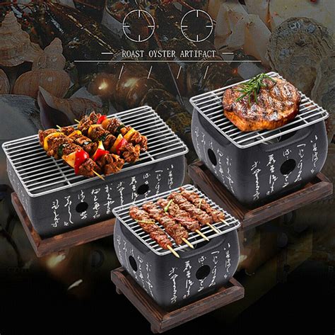 Hot selling tripod camping stove in bbq grill. Japanese Style BBQ Grill Charcoal Grill Aluminium Alloy ...