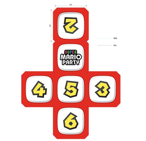Printable Super Mario Party Dice Block Rewards My Nintendo