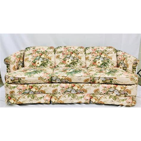 Vintage Floral Chintz Sofa 83ʺw × 35ʺd × 31ʺh Floral Sofa Vintage